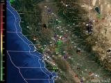 Northern California Doppler Radar Thumb