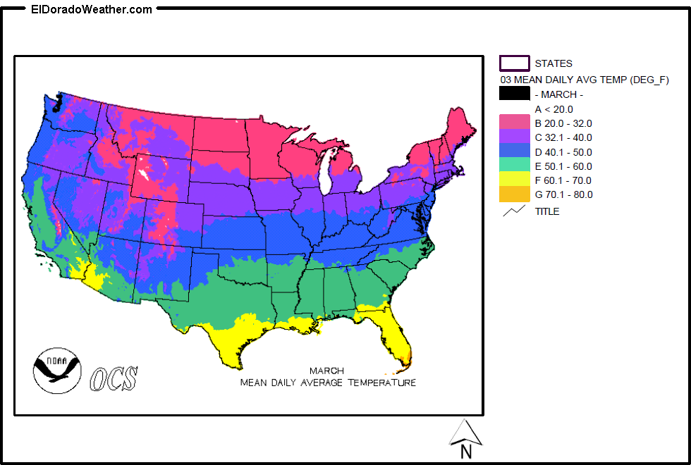 Среднегодовая температура в сша. Карта температур США. Карта средней температуры США. Карта средних температур США.