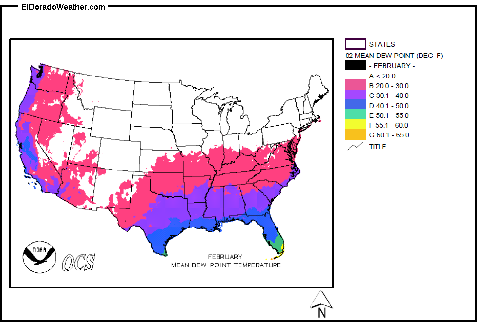 United States Yearly Annual and - Mean%20Dew%20Point%20Temperature%20(February) 