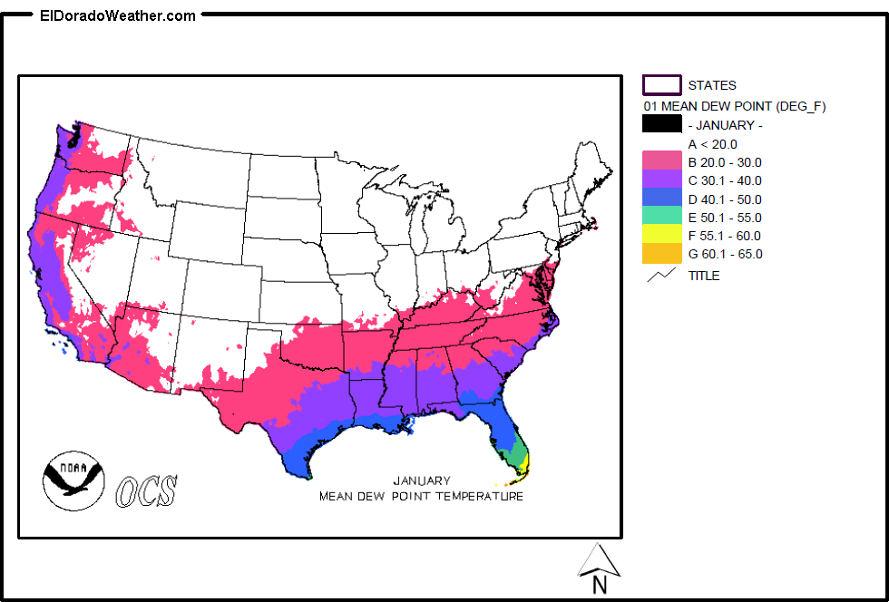United States Yearly Annual and - Mean%20Dew%20Point%20Temperature%20(January) 