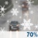 Friday: Snow likely before 11am, then rain and snow likely. Cloudy, with a high near 38. Northeast wind around 5 mph. Chance of precipitation is 70%. New snow accumulation of less than one inch possible. Friday: Snow likely before 11am, then rain and snow likely. Cloudy, with a high near 38. Northeast wind around 5 mph. Chance of precipitation is 70%. New snow accumulation of less than one inch possible.