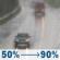 Today: Rain, mainly before 4pm. High near 55. South southeast wind 3 to 5 mph. Chance of precipitation is 90%. New precipitation amounts between a tenth and quarter of an inch possible. Today: Rain, mainly before 4pm. High near 55. South southeast wind 3 to 5 mph. Chance of precipitation is 90%. New precipitation amounts between a tenth and quarter of an inch possible.