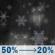 Thursday Night: A chance of rain and snow before 1am, then a slight chance of snow. Partly cloudy, with a low around 26. Chance of precipitation is 50%. Little or no snow accumulation expected. Thursday Night: A chance of rain and snow before 1am, then a slight chance of snow. Partly cloudy, with a low around 26. Chance of precipitation is 50%. Little or no snow accumulation expected.