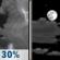 Monday Night: A chance of showers and thunderstorms before 8pm.  Partly cloudy, with a low around 75. Chance of precipitation is 30%.