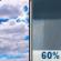 Tuesday: Showers likely after 4pm.  Mostly cloudy, with a high near 44. West wind 10 to 15 mph.  Chance of precipitation is 60%.