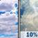 Sunday: A 10 percent chance of showers and thunderstorms after noon.  Partly sunny, with a high near 70.