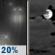 Saturday Night: A slight chance of rain before 10pm.  Mostly cloudy, with a low around 48. Northwest wind around 5 mph.  Chance of precipitation is 20%.