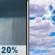 Sunday: Isolated showers before 10am.  Mostly cloudy, with a high near 61. Calm wind.  Chance of precipitation is 20%.