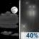 Thursday Night: A chance of rain after 2am.  Mostly cloudy, with a low around 53. Chance of precipitation is 40%.