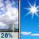 Tuesday: Isolated showers and thunderstorms before noon.  Mostly sunny, with a high near 83. Light and variable wind becoming south southwest 5 to 10 mph in the afternoon.  Chance of precipitation is 20%.