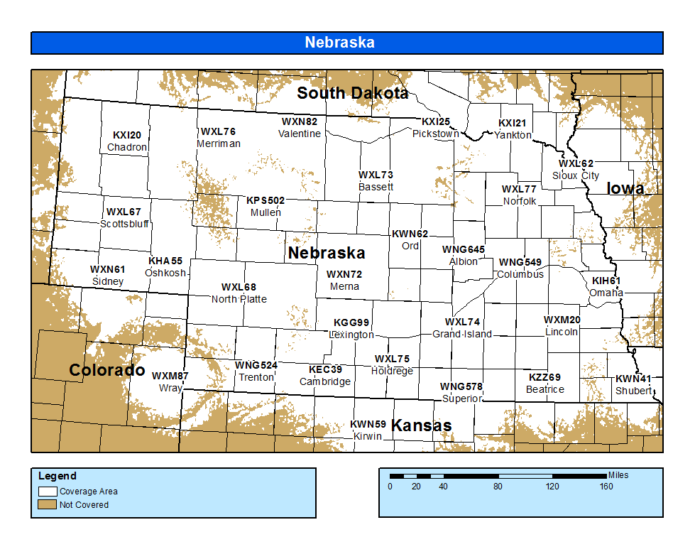 Nebraska NOAA National Weather Service Streaming Audio Weather Radio